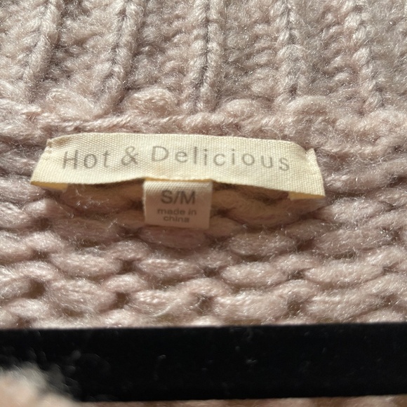 Distressed Beige Oversized Sweater - Picture 5 of 5